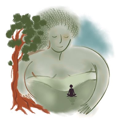 Sitting With Her on The Heath